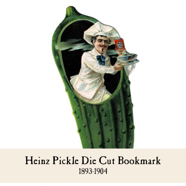 heinz pickle die cut bookmark listing image